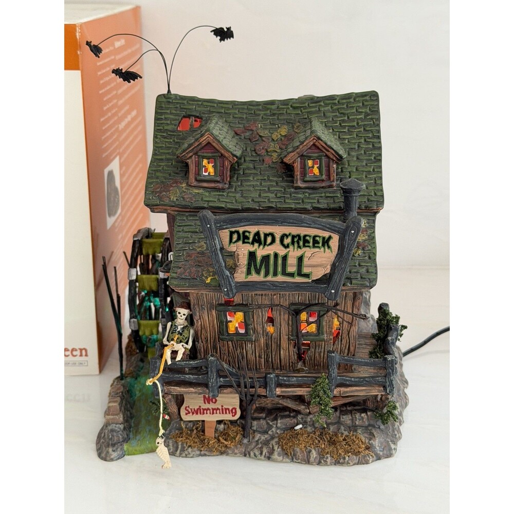 Dept Department 56 Halloween Snow Village Dead Creek Mill Collector’s Edition